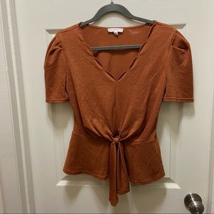 Rust orange top